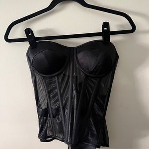 Black corset top